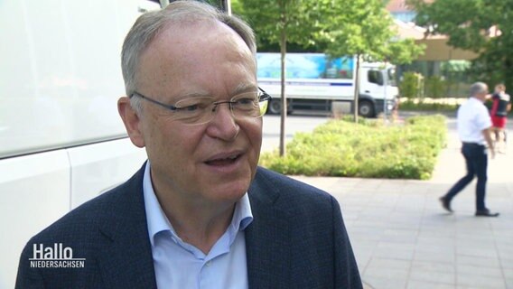 Der Ministerpräsident Stephan Weil. © Screenshot 