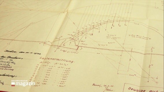 Ein Bauplan eines alten Germanengrabens. © Screenshot 