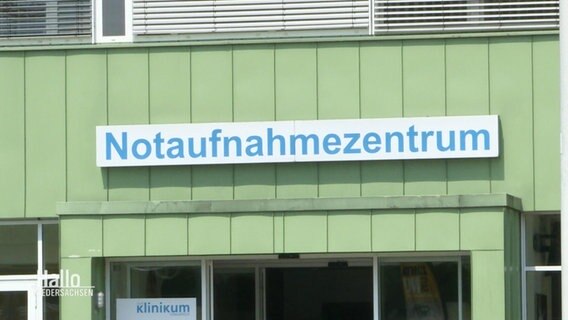 Der Eingang des Notaufnahmezentrums. © Screenshot 