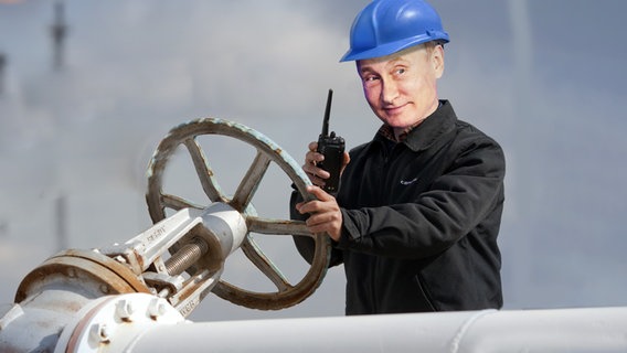 Putin dreht das Gas ab. © NDR 