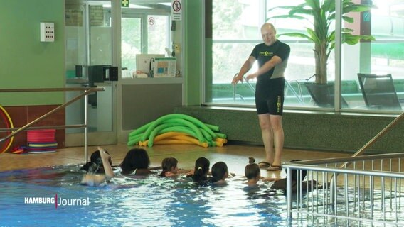 Schwimmunterricht. © Screenshot 