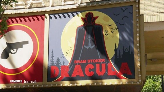Das Werbebild des Imperial Theaters für die Produktion "Dracula" © Screenshot 