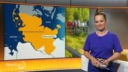 Tina Hermes moderiert die Nordtour. © Screenshot 