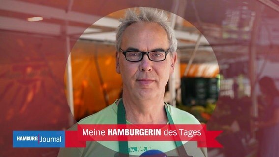 Andreas Handke bei der Aktion "Hamburger des Tages" © Screenshot 