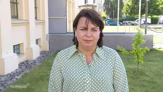 Ministerin Stefanie Drese (SPD). © Screenshot 