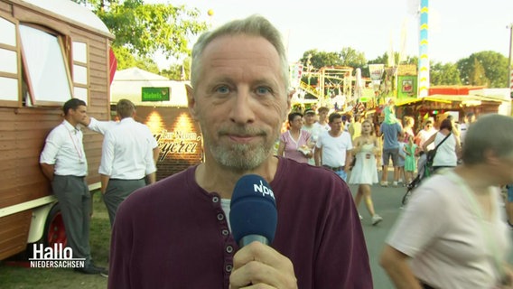 Olaf Kretschmer live vom Stoppelmarkt in Vechta. © Screenshot 