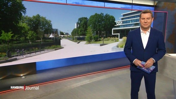 Jens Riewa moderiert das Hamburg Journal. © Screenshot 