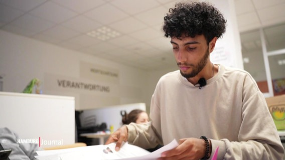 Ukrainischer Student mit marokkanischen Wurzeln. © Screenshot 