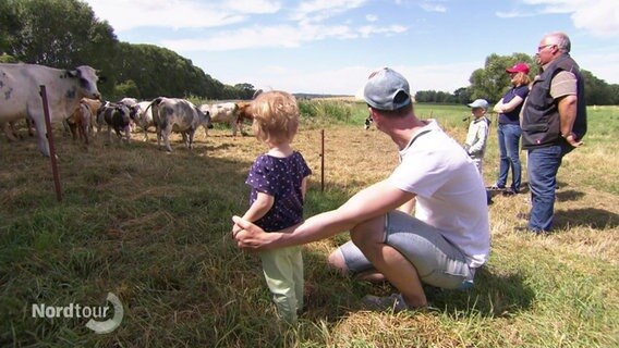 Besucher an der Kuhweide. © Screenshot 