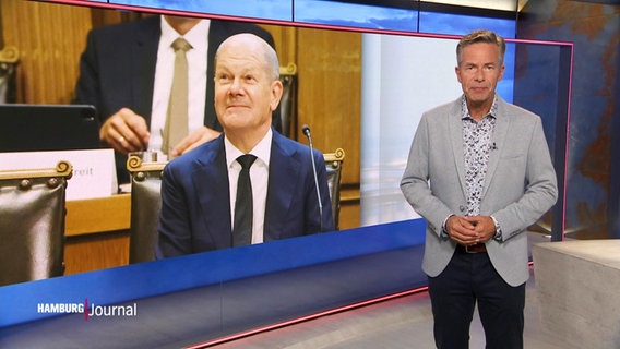 Thomas Görlitzer moderiert Hamburg Journal 18:00. © Screenshot 