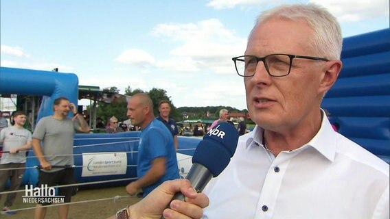 Reinhard Rawe, Vorsitzender des Landessportbunds Niedersachsen. © Screenshot 