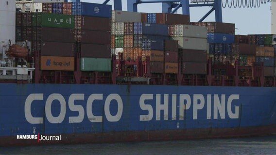 Cosco-Shipping-Containerschiffe © Screenshot 