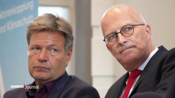 Robert Habeck und Peter Tschentscher © Screenshot 