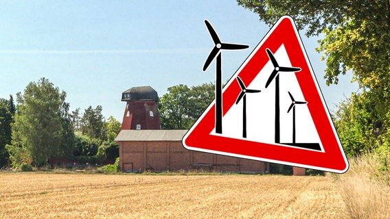 Keine Windräder wegen alter Mühle. © NDR 