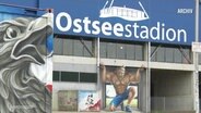 Der Eingang des Rostocker Ostseestadions © Screenshot 