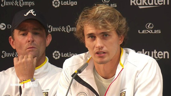 Tennisspieler Zverev im Interview. © Screenshot 