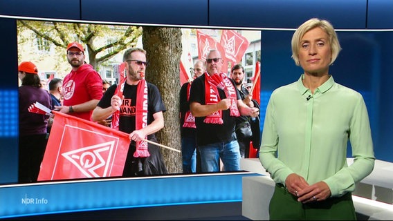Nachrichtensprecherin Susanne Stichler. © Screenshot 