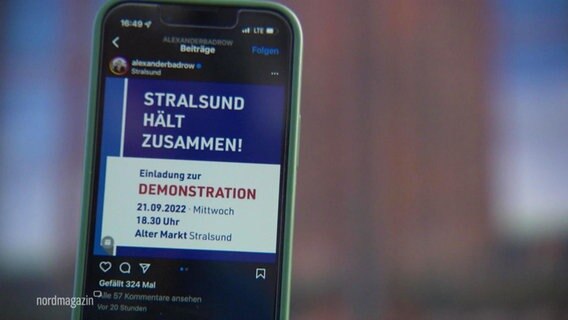 Alexander Badrow ruft über Social Media zur Demonstration auf. © Screenshot 