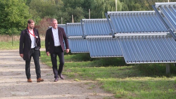 Solarthermieanlage in Greifswald. © Screenshot 