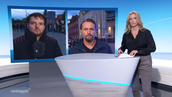 Fabian Weißhaupt, Stefan Weiding und Birgit Keller © Screenshot 