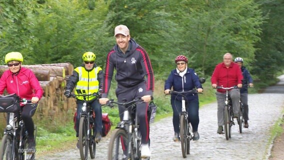 Stefan Leyh auf einer Radtour © Screenshot 