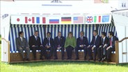 Politiker beim G8 Gipfel in Heiligendamm 2007 © Screenshot 