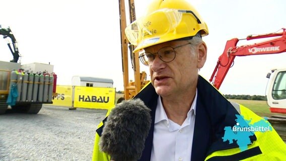 Geschäftsführer der Gasunie, Jens Schumann. © Screenshot 