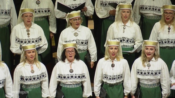Estische Sänger:innen beim Usedomer Musikfestival. © Screenshot 