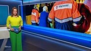 Jule Gölsdorf moderiert NDR Info. © Screenshot 