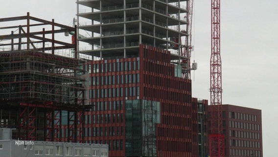 Eine Großbaustelle in Hamburg. © Screenshot 