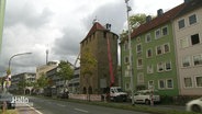 Ein historischer Turm in Osnabrück. © Screenshot 