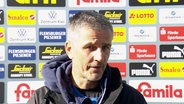 Jens Härtel, Trainer des SV Hansa Rostock. © Screenshot 