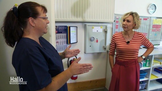 Christina von Saß im Gespräch mit Katrin Zaigler. © Screenshot 