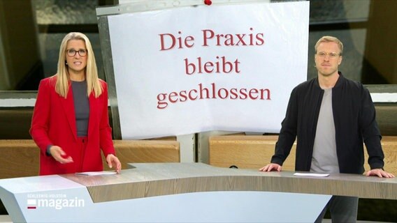 Gabi Lüeße und Henrik Hanses © Screenshot 