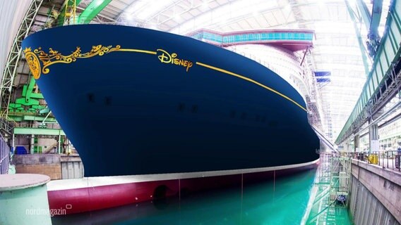 Kreuzfahrtschiff von Disney © Screenshot 