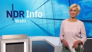 Susanne Stichler moderiert NDR Info Wahl © Screenshot 
