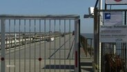 Das Tor am LNG-Terminal in Wilhelmshaven © Screenshot 