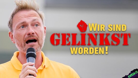 Christian Lindner (FDP): Wir sind gelinkst worden! © NDR 