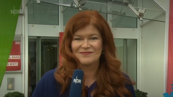 NDR-Reporterin Sophie Mühlmann © Screenshot 