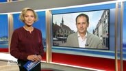 Moderatorin Christina von Saß im Gespräch mit dem Immunologen Jürgen Wienands © Screenshot 