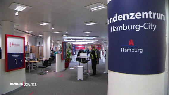 Das Kundenzentrum Hamburg-City © Screenshot 