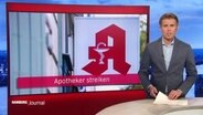 Carl Georg Salzwedel verliest Nachrichten zum Apotheken-Streik am 19.10.2022. © Screenshot 