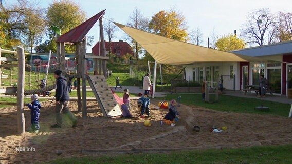 Der Spielplatz einer Kita. © Screenshot 