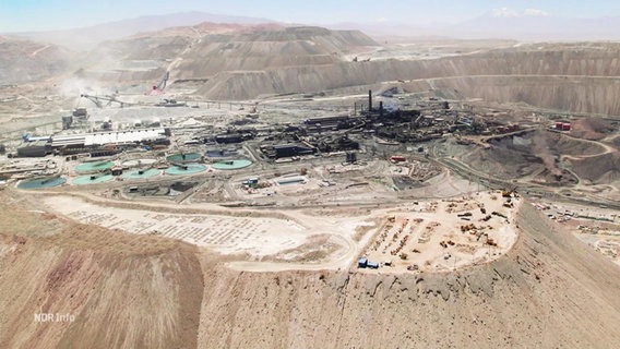 Eine der größten Kupferminen der Welt. © Screenshot 