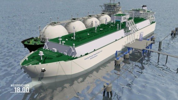 Das geplante LNG-Terminal. © Screenshot 