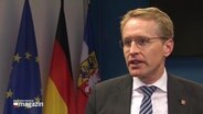 Schleswig-Holsteins Ministerpräsident Daniel Günther (CDU). © Screenshot 