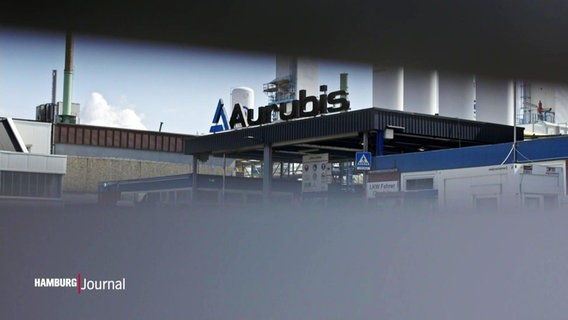 Der Eingang von Aurubis. © Screenshot 