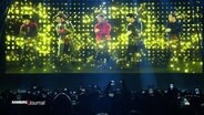 Die Backstreet Boys in Hamburg auf der Bühne. © Screenshot 
