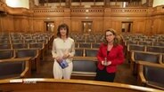 Theresa Pöhl moderiert das Hamburg Journal 18:00 Uhr. © Screenshot 