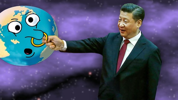 Chinas Staatspräsident Xi Jinping zieht die Welt am Nasenring © NDR 